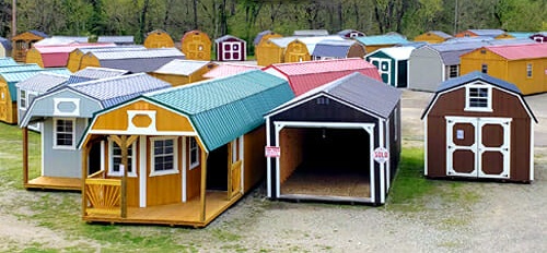 barns, sheds, portable storage buildings, carports, garages, greenhouse all for sale at Mountaineer ShedQuarters WV 